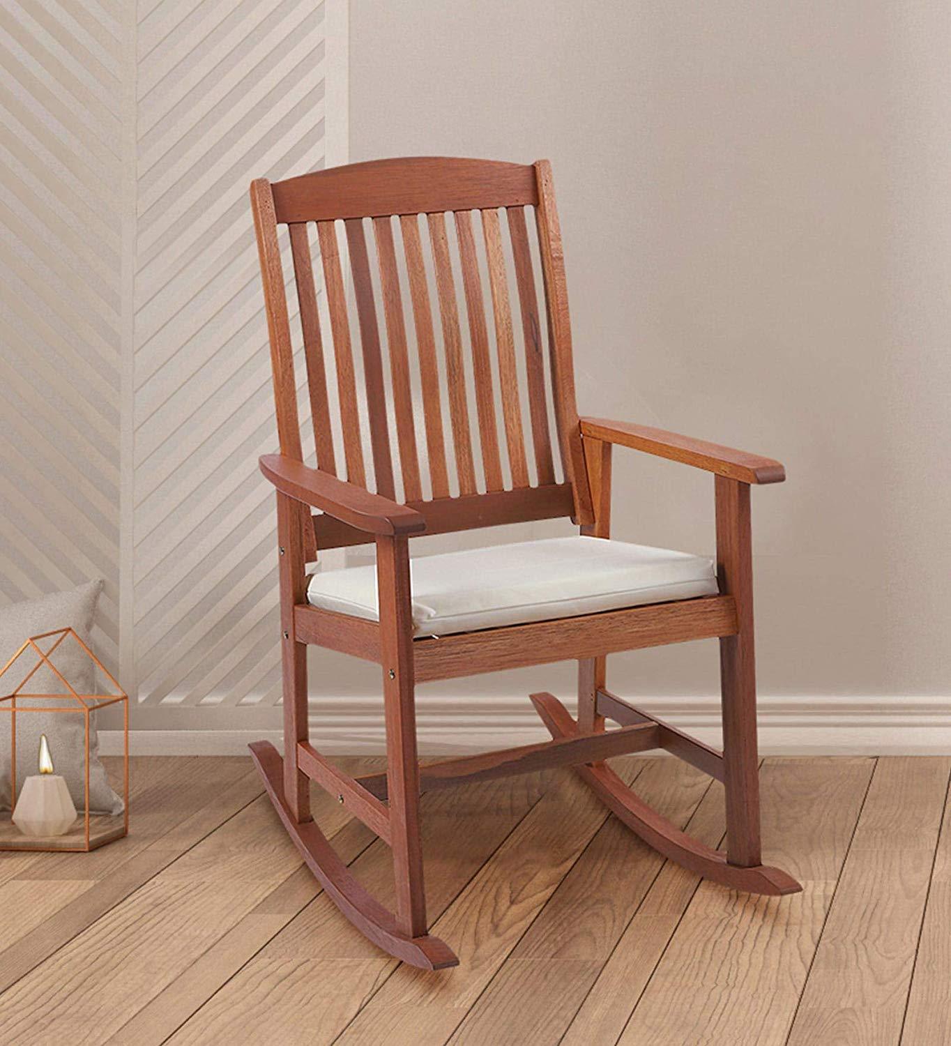 Wooden Rocking Chair, Wooden Rolling Chair, Wooden Easy Aaram Chair - Ouch Cart