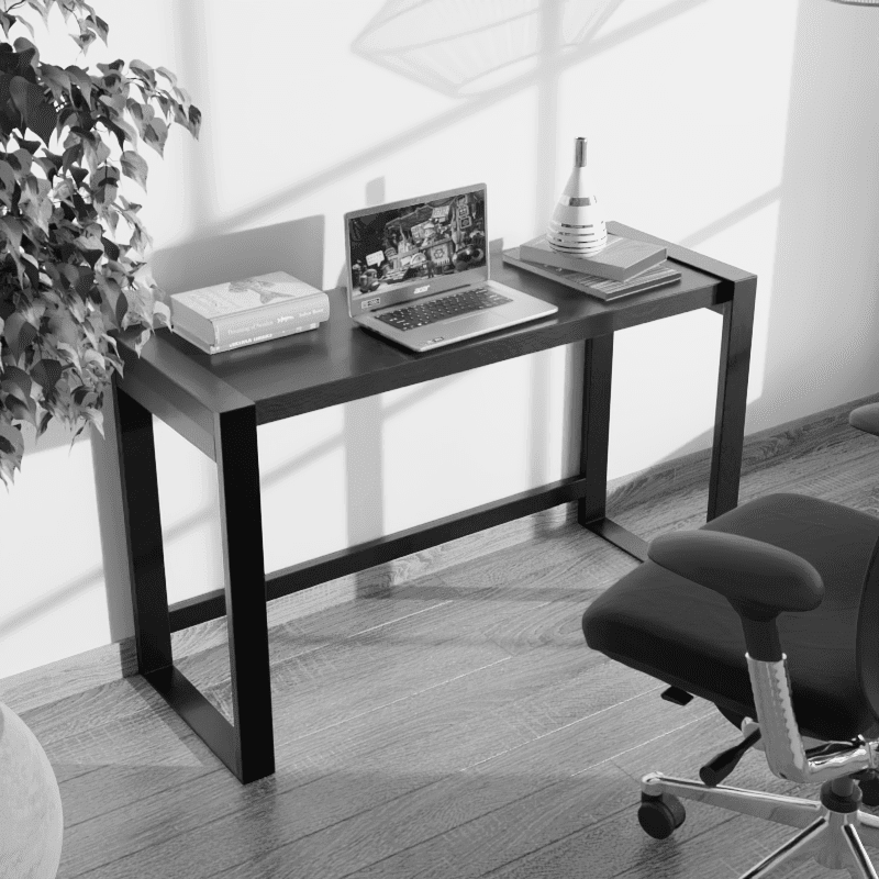 Fabio Study Table in Brown Color - Ouch Cart