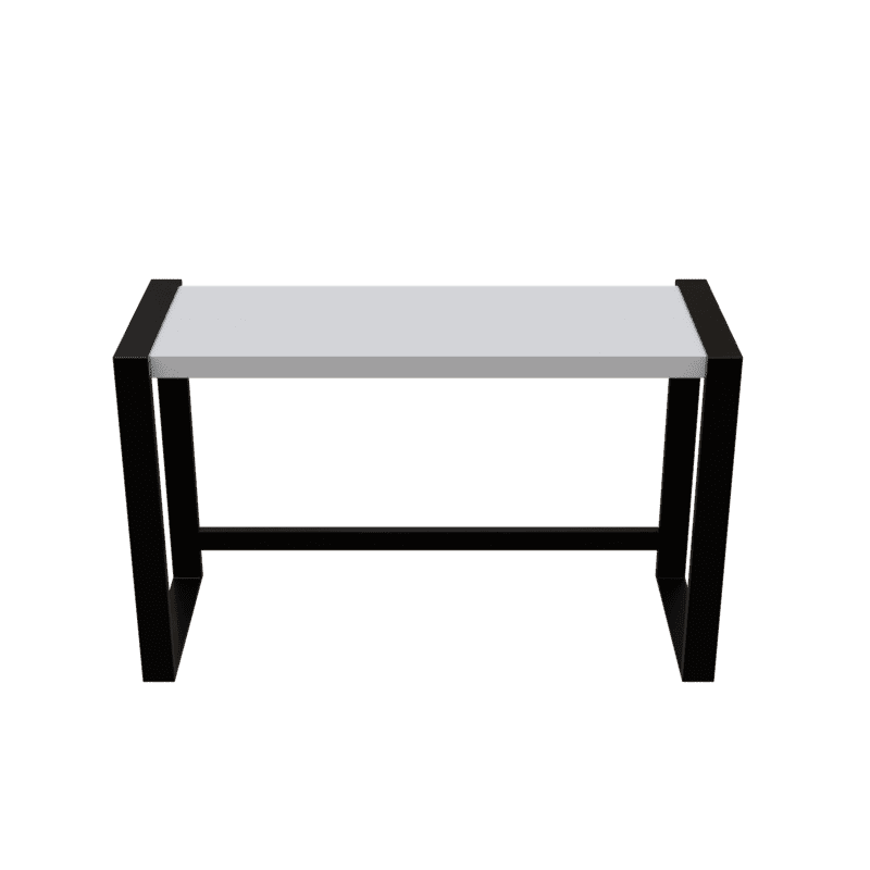 Fabio Study Table in White Color - Ouch Cart