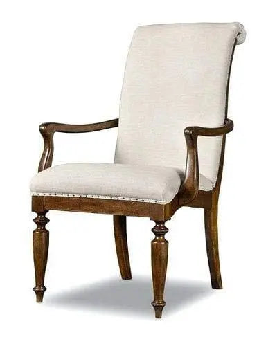 Handmade Pure Sheesham Wooden Chair Armrest Seating Chair Upholstered Back Rest Chair - Ouch Cart