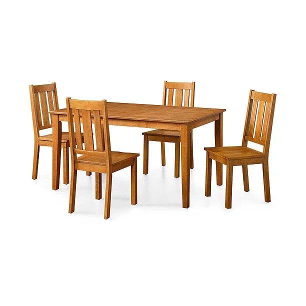 5-Piece Wooden Dining Set - Ouch Cart
