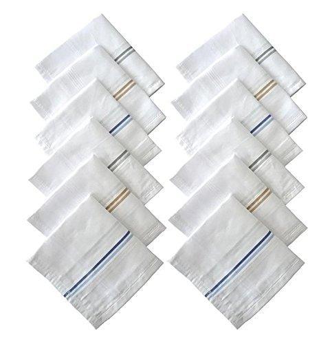 Cotton Striped Handkerchiefs - Ouch Cart