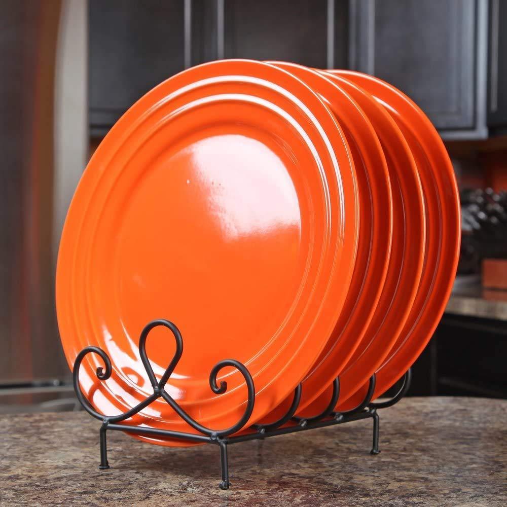 Iron Dish Rack with Curved Design - Ouch Cart