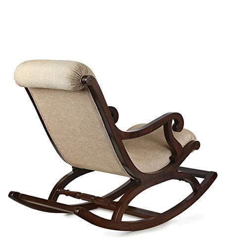 Fritto Rocking Chair in Walnut Colour - Ouch Cart