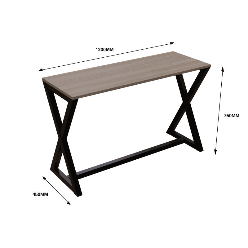 Kosmo Study Table in Wenge Color - Ouch Cart