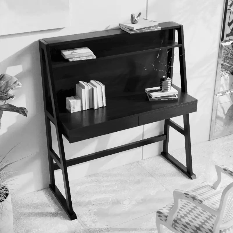 Koster Study Table with Storage in Brown Color - Ouch Cart