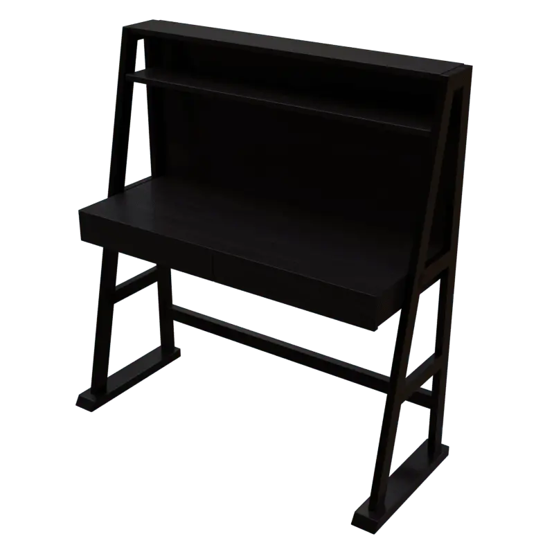 Koster Study Table with Storage in Brown Color - Ouch Cart