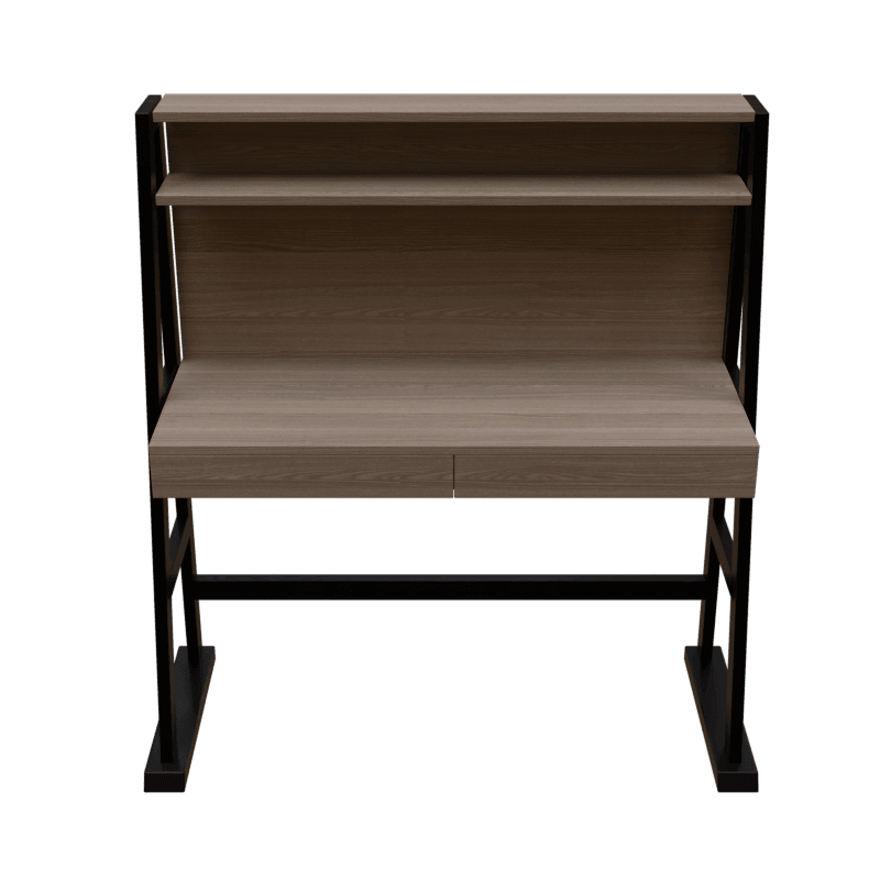 Koster Study Table with Storage in Wenge Color - Ouch Cart