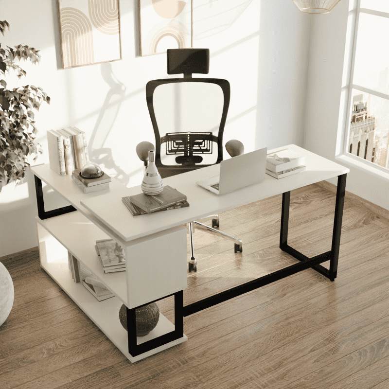 Office Table L Shape Design