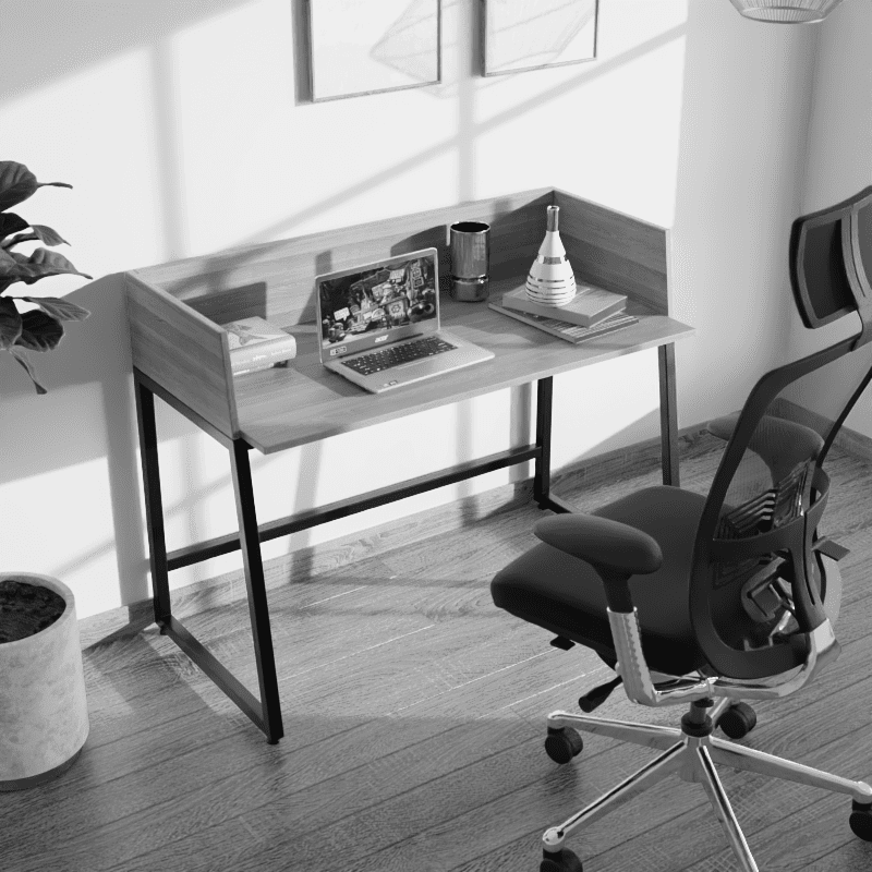 Meja Study Table in Wenge Color - Ouch Cart