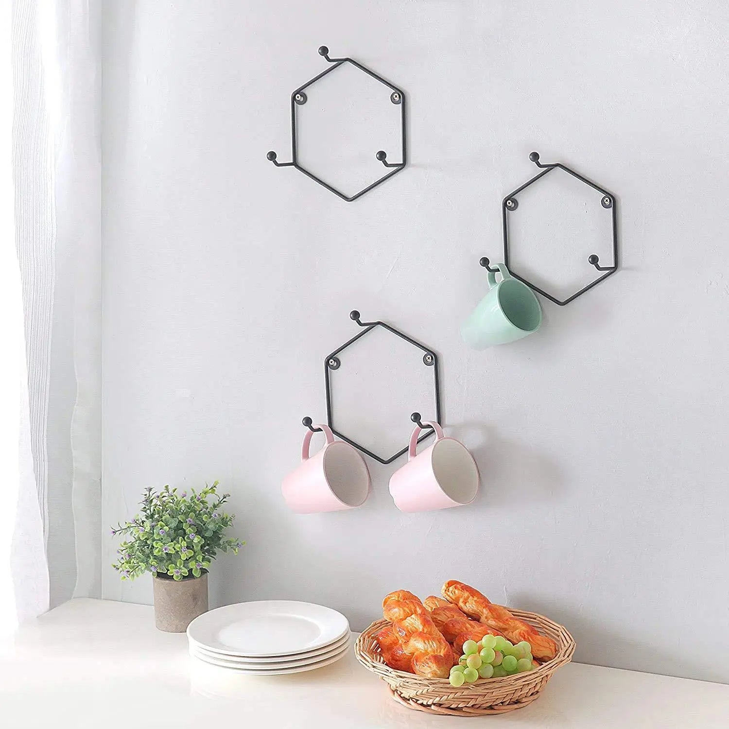 3-Cup Mug Holder Coffee Mug Cup Stand - Ouch Cart