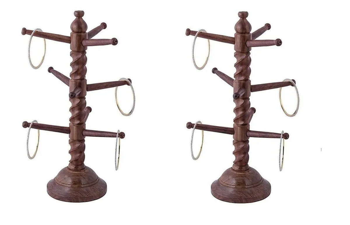 Wooden Bangle Anklet Watch Bangles Holder Stand - Ouch Cart