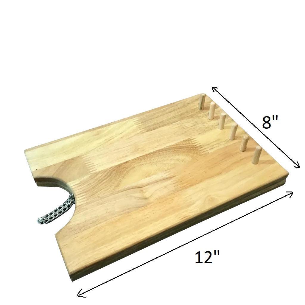 Wooden Board Necklace/Chains/Pendant/Bracelets/Anklets Wooden Stand ( With Complementary Coaster ) By Miza - Ouch Cart