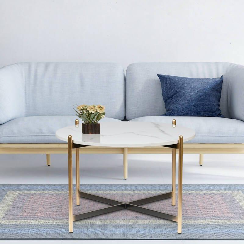 Antique Cross Leg Coffee Table - Ouch Cart