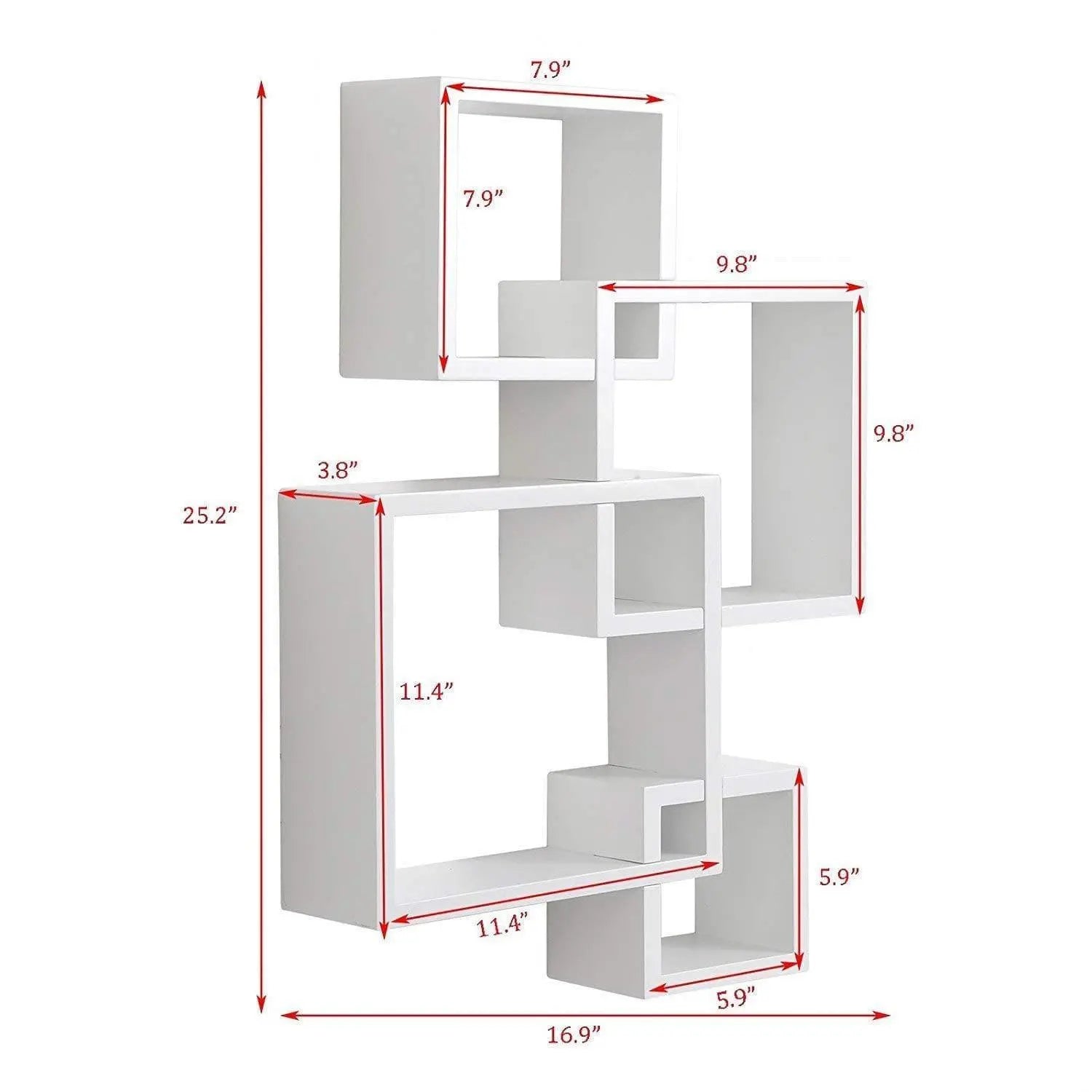Wooden Wall Mounted Shelf - Ouch Cart