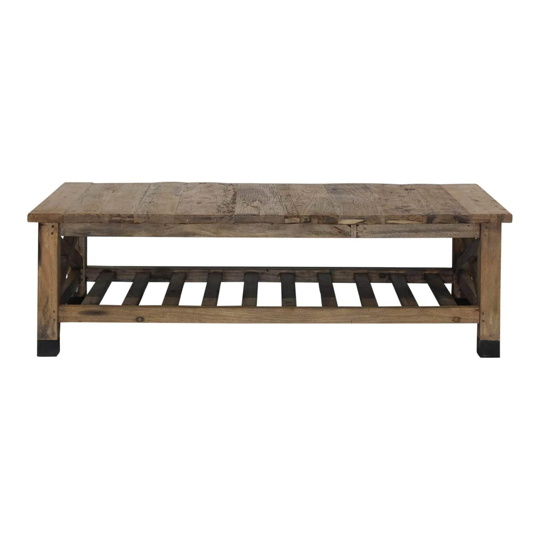 ABNER WOOD COFFEE TABLE - Ouch Cart