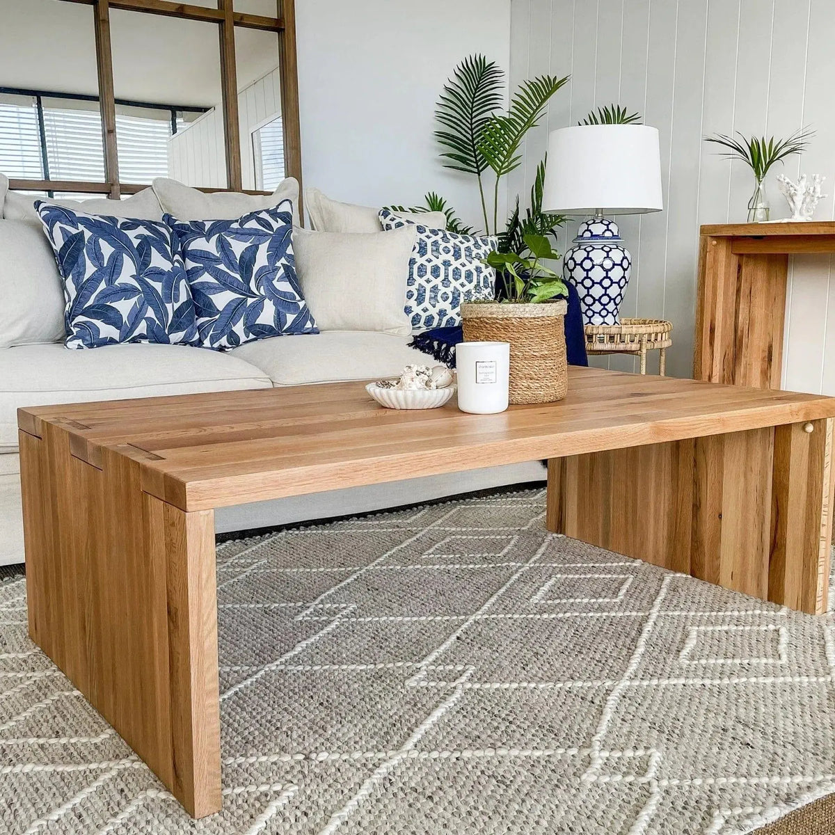 ROSER WOODEN COFFEE TABLE - Ouch Cart