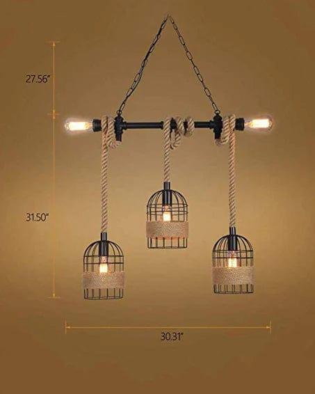 Industrial Antique Retro Metal Pendant Chandelier Lighting - Ouch Cart