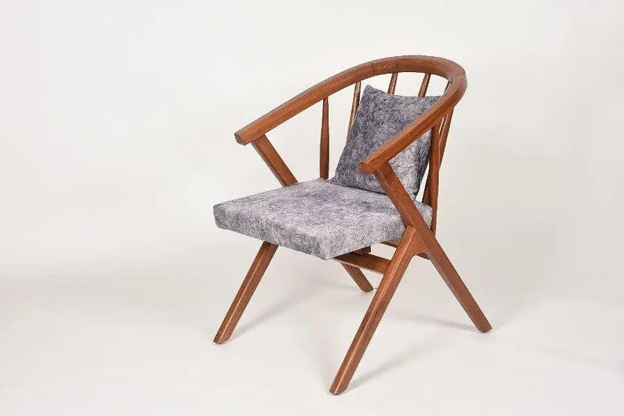 Teak Wood Raajshri Chair - Ouch Cart