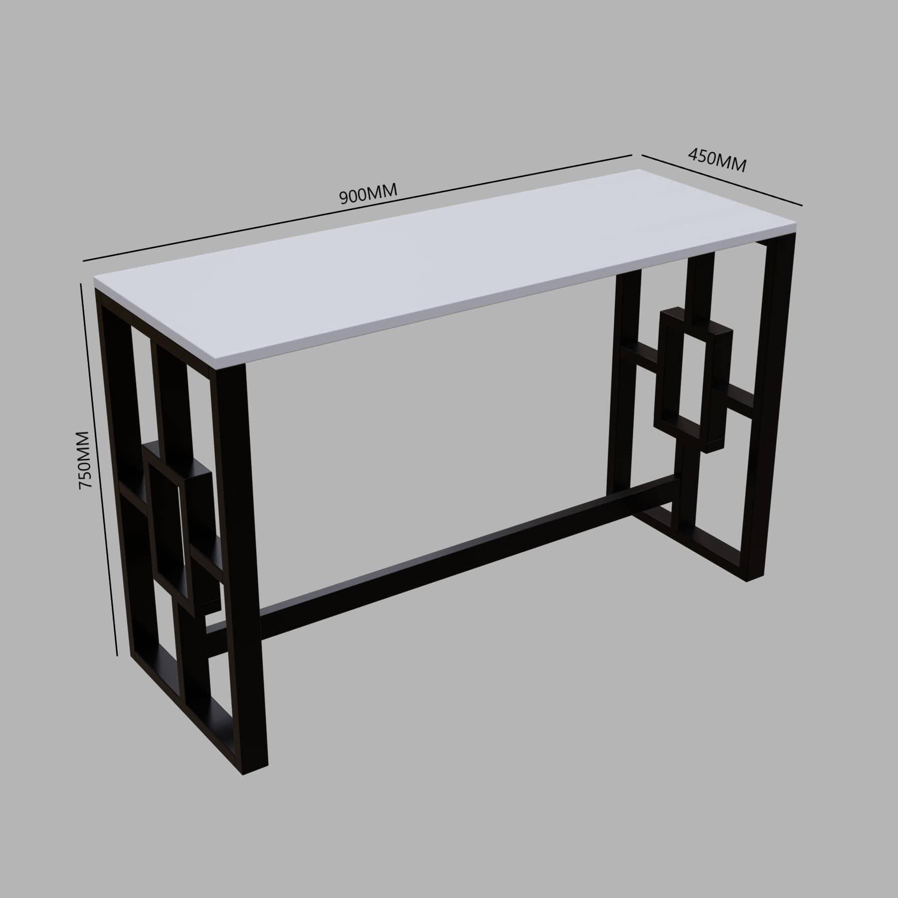 Segur Study Table in White Color - Ouch Cart