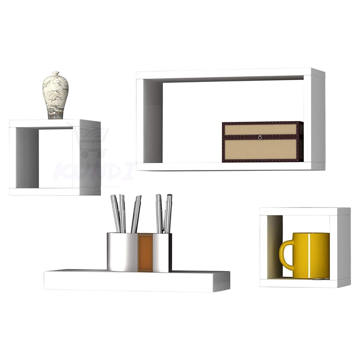 Floating Wall Shelf Wall Mounted Bookcase - Ouch Cart