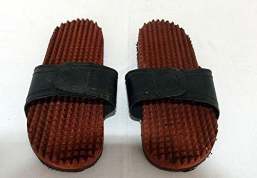 Acupressure hot sale wooden chappal