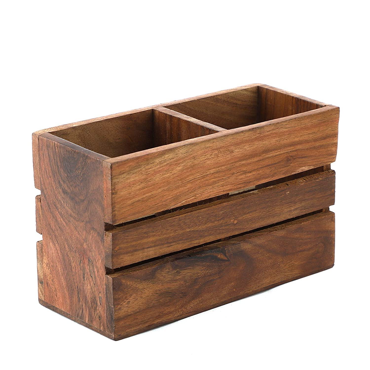 Wooden Kitchen Utensil Holder - Ouch Cart