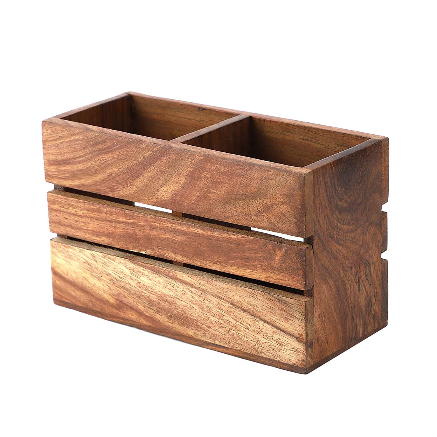 Wooden Kitchen Utensil Holder - Ouch Cart