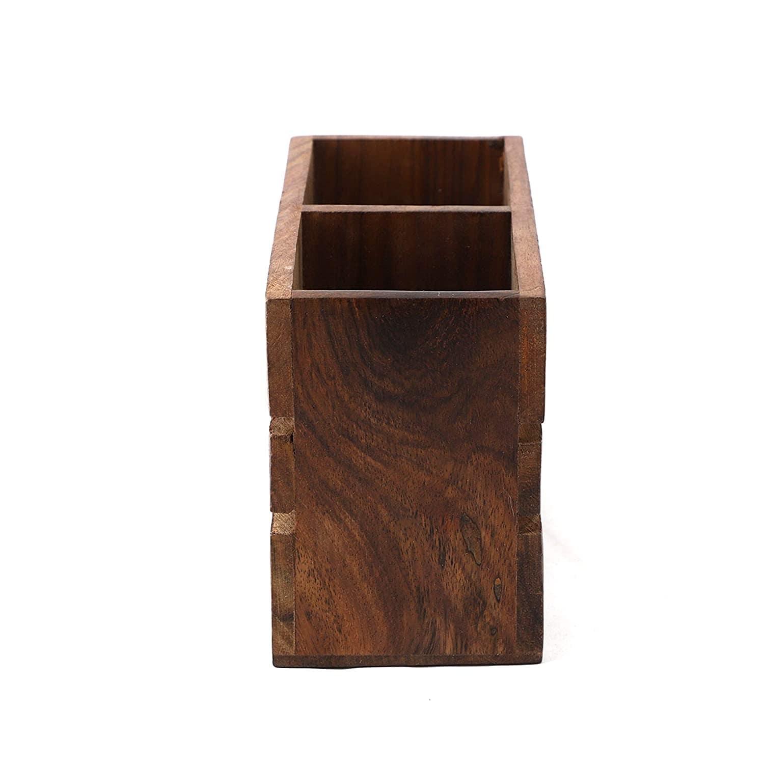 Wooden Kitchen Utensil Holder - Ouch Cart