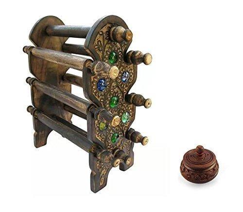 Wooden Bangle Holder Jewellery Stand - Ouch Cart