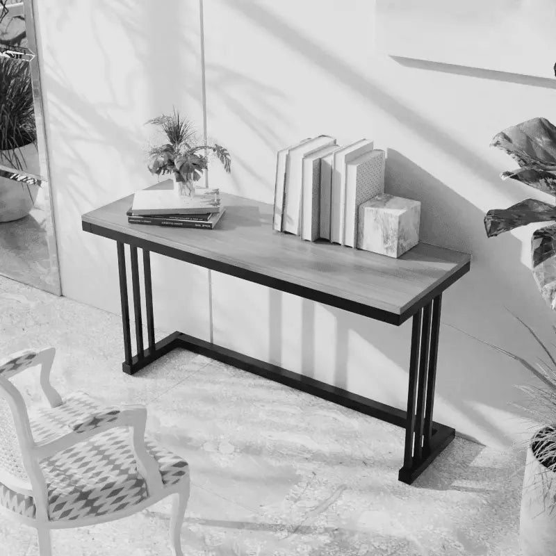 Tansy Study Table in Wenge Color - Ouch Cart
