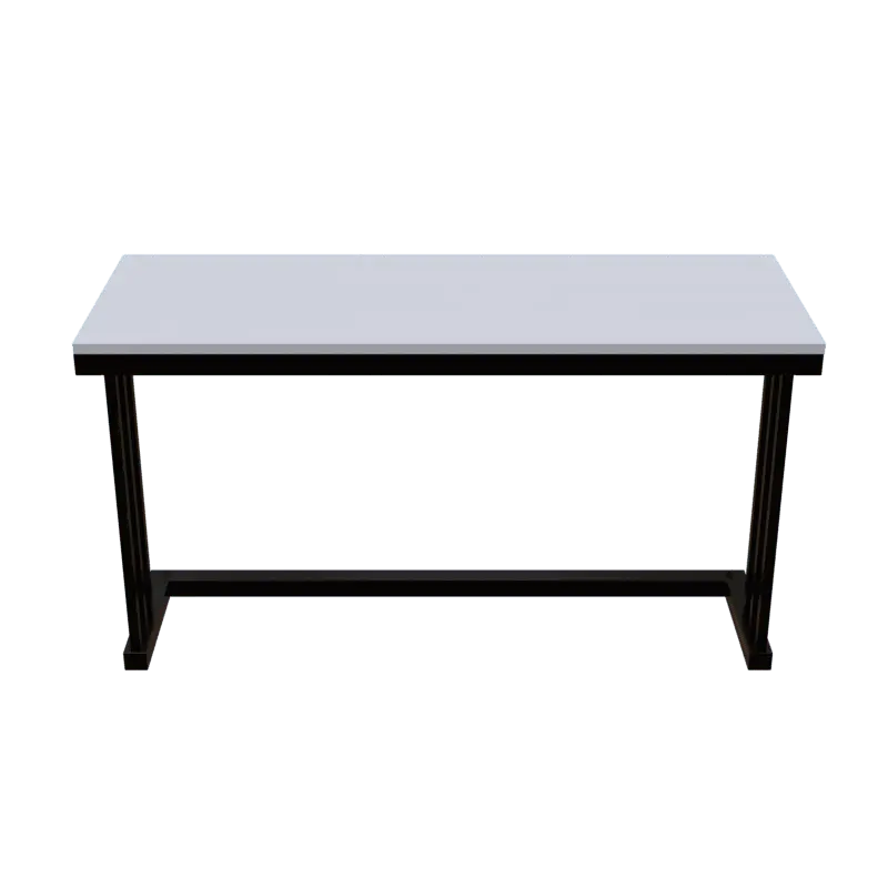 Tansy Study Table in White Color - Ouch Cart