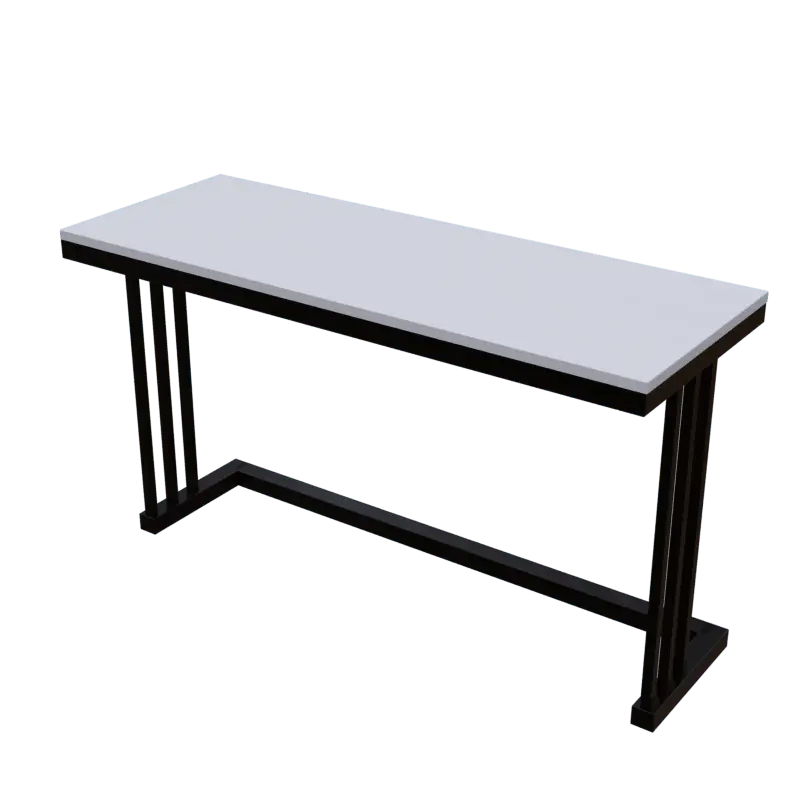 Tansy Study Table in White Color - Ouch Cart