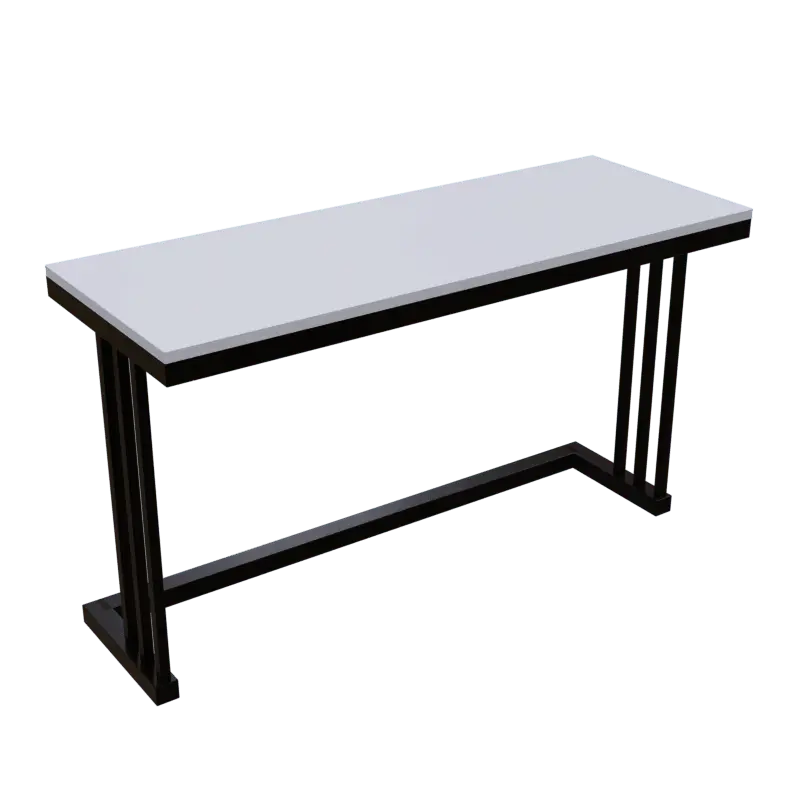 Tansy Study Table in White Color - Ouch Cart