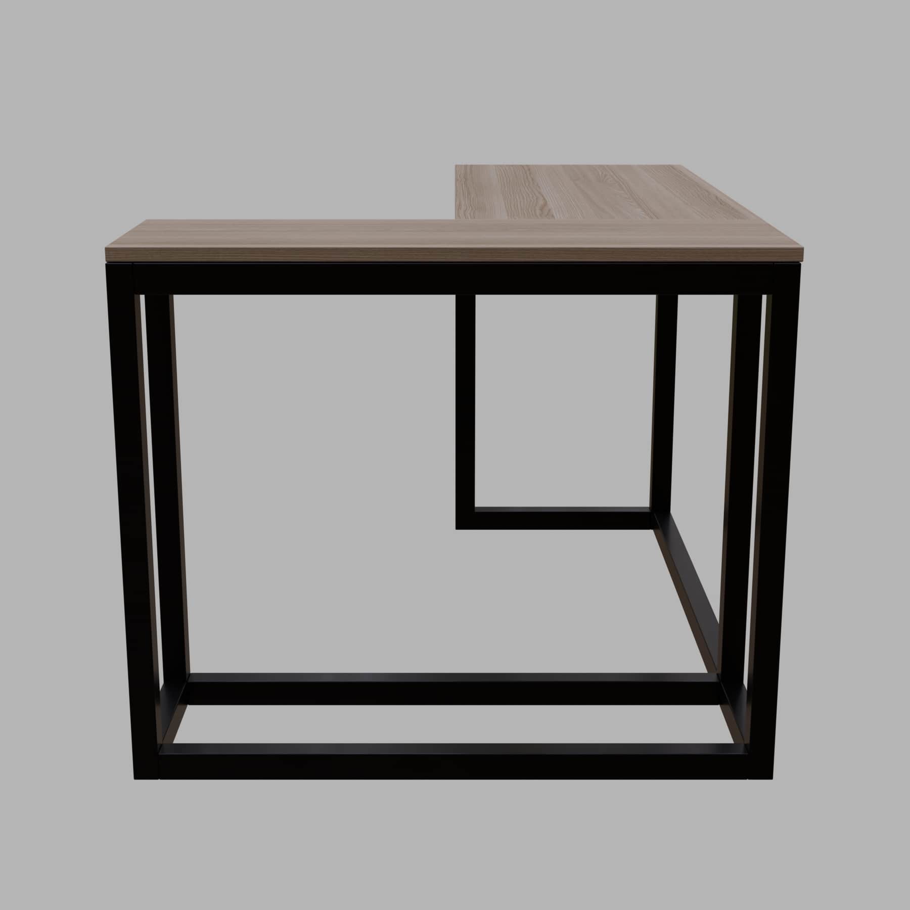 Teresa L Shaped Study Table in Wenge Color