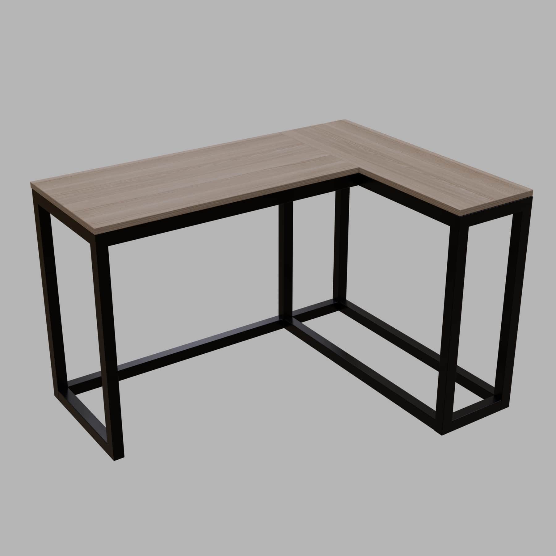 Teresa L Shaped Study Table in Wenge Color