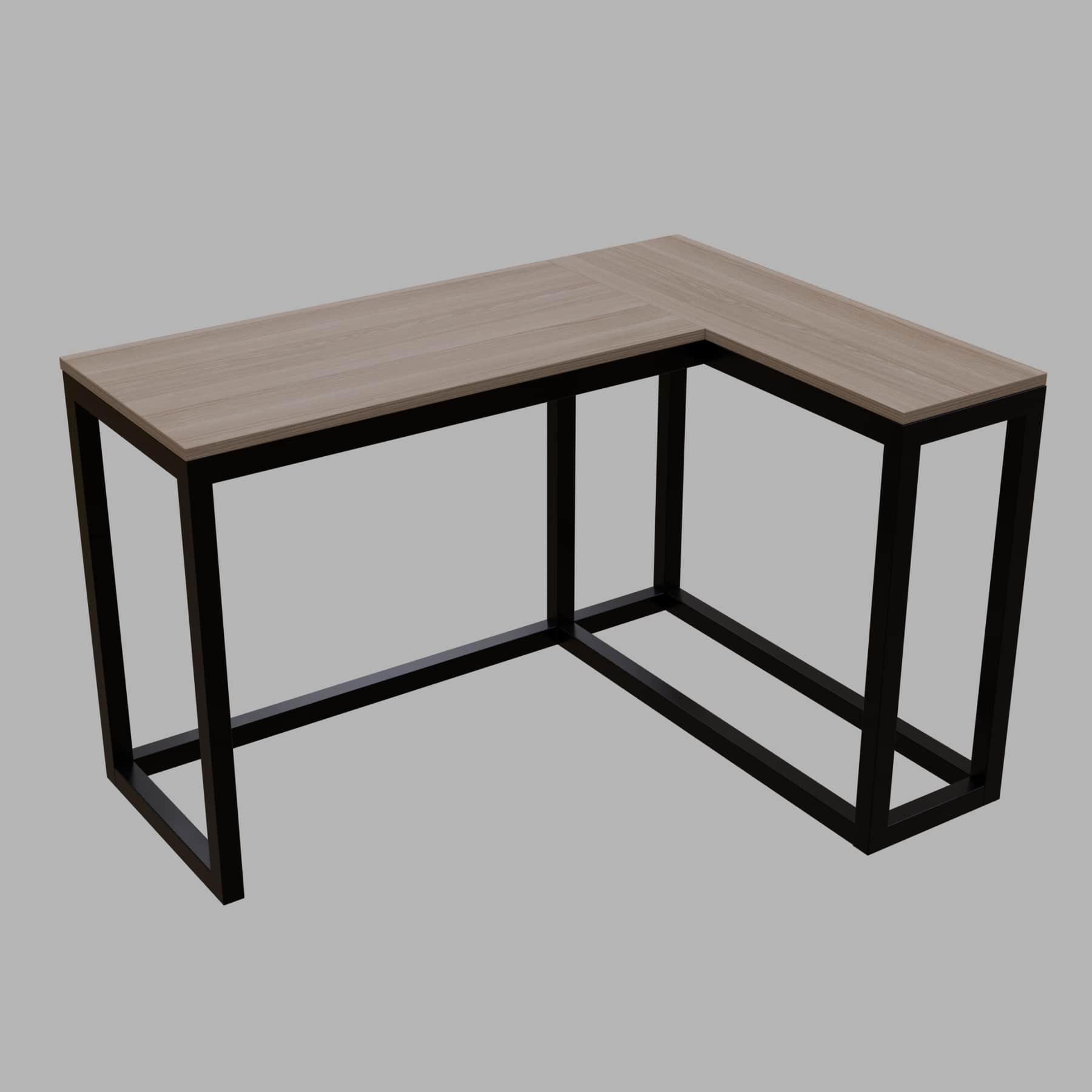 Teresa L Shaped Study Table in Wenge Color - Ouch Cart
