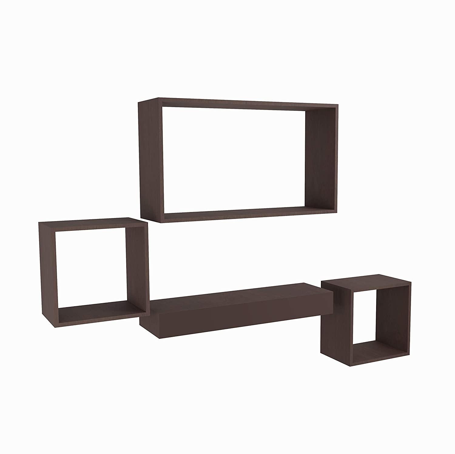 Floating Wall Shelf Wall Mounted Bookcase - Ouch Cart