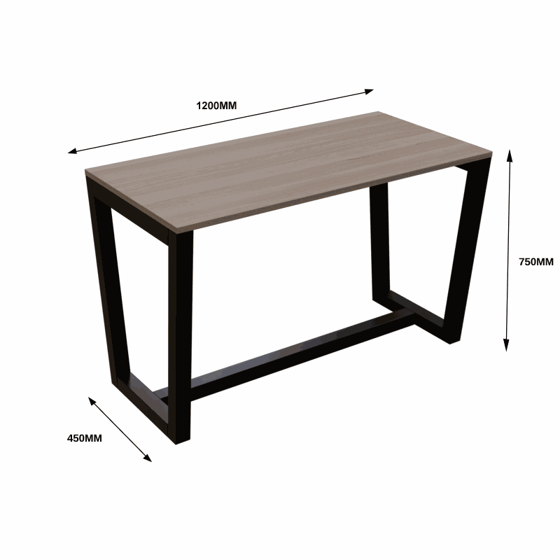 Valent Study Table in Brown Color