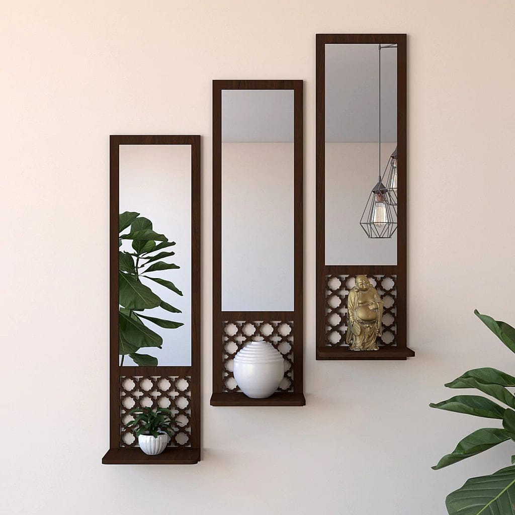 Designer Long Wall Mirror- Set of 3