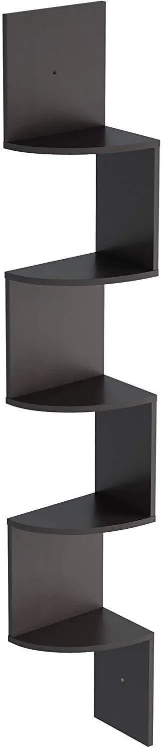 Floating Corner Shelf- 5 Tier - Ouch Cart
