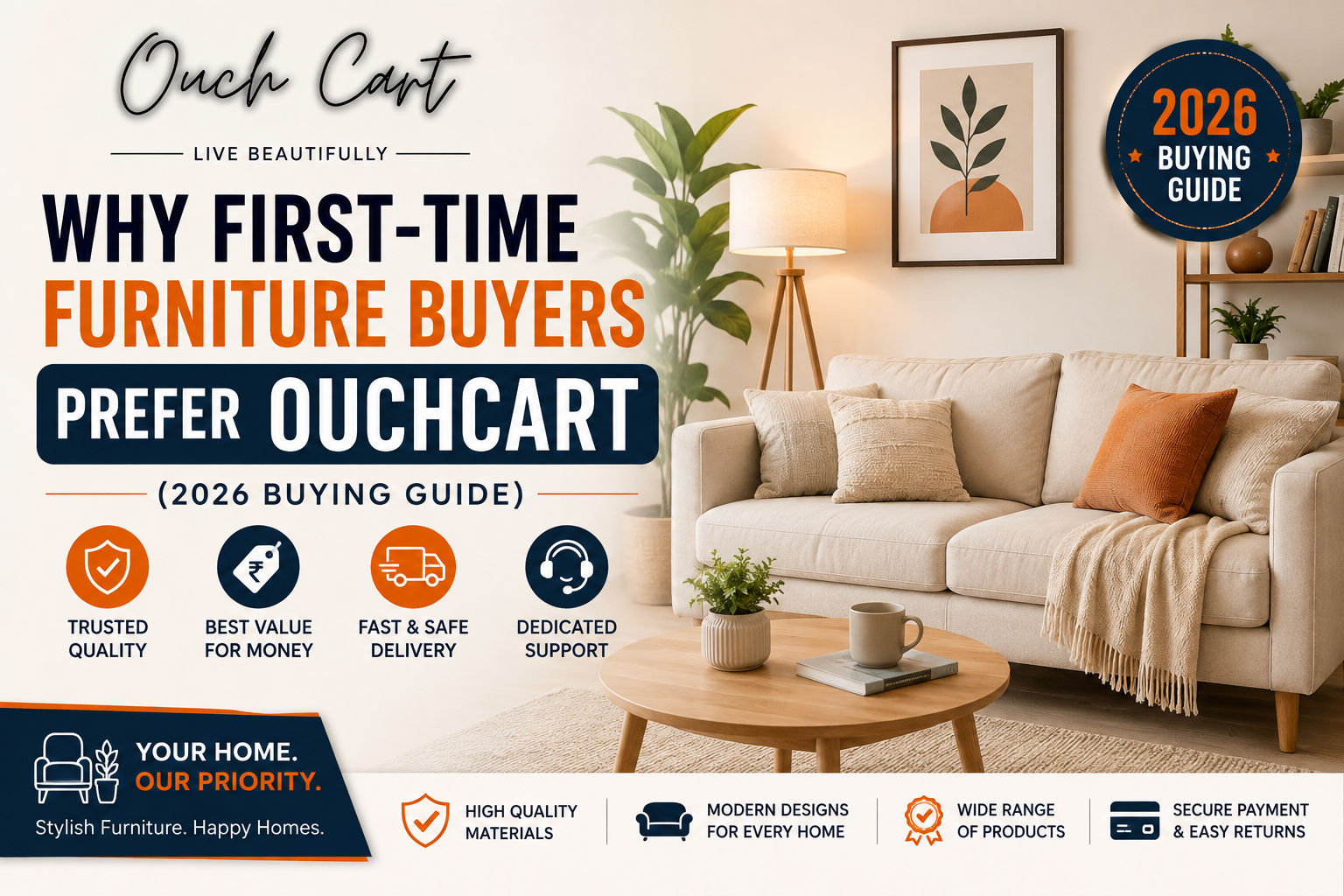 Why First-Time Furniture Buyers Prefer OuchCart