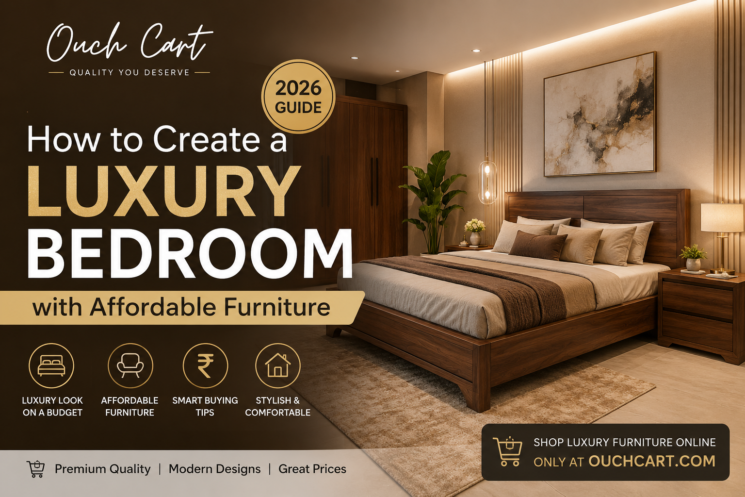 How to Create a Luxury Bedroom with Affordable Furniture (2026 Guide)
