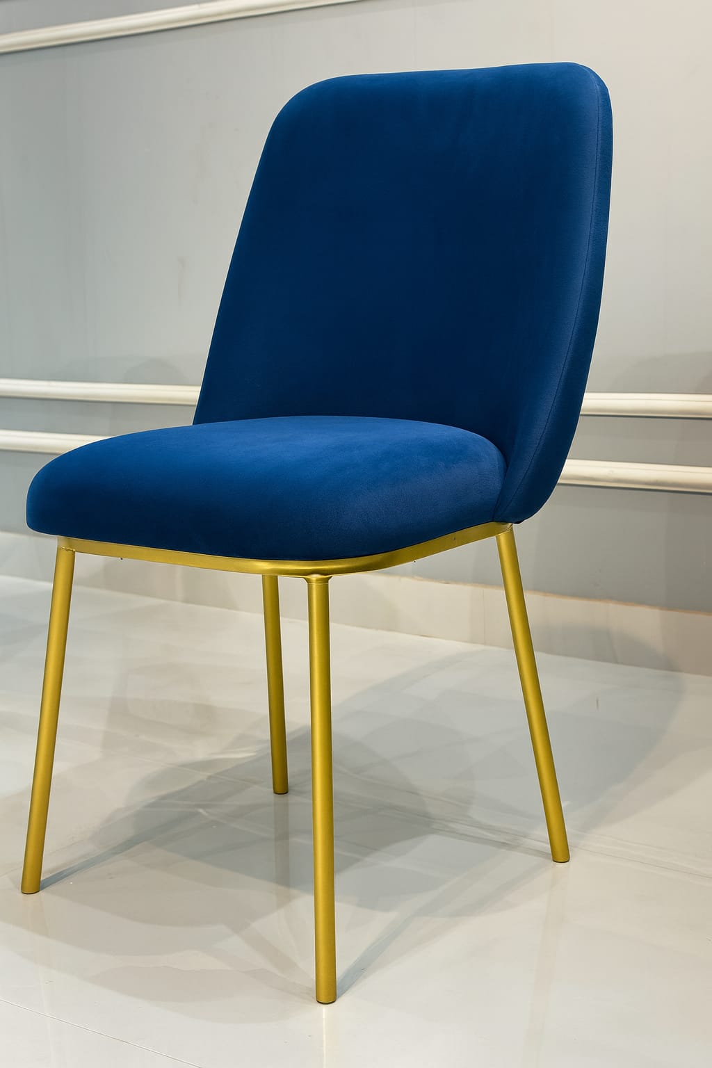 Luxury Marble-Top Dining Table Set with Velvet Chairs