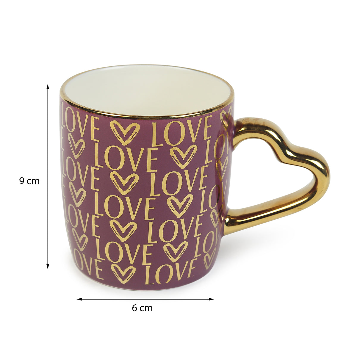Love Notes Mug Purple