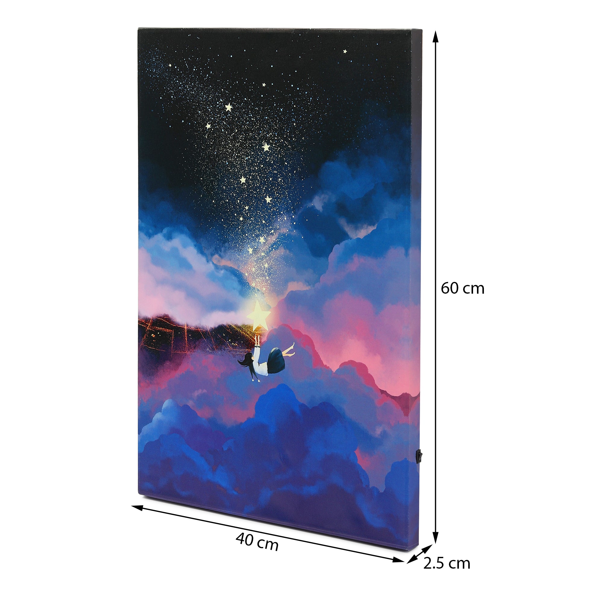 Falling Star LED wall art