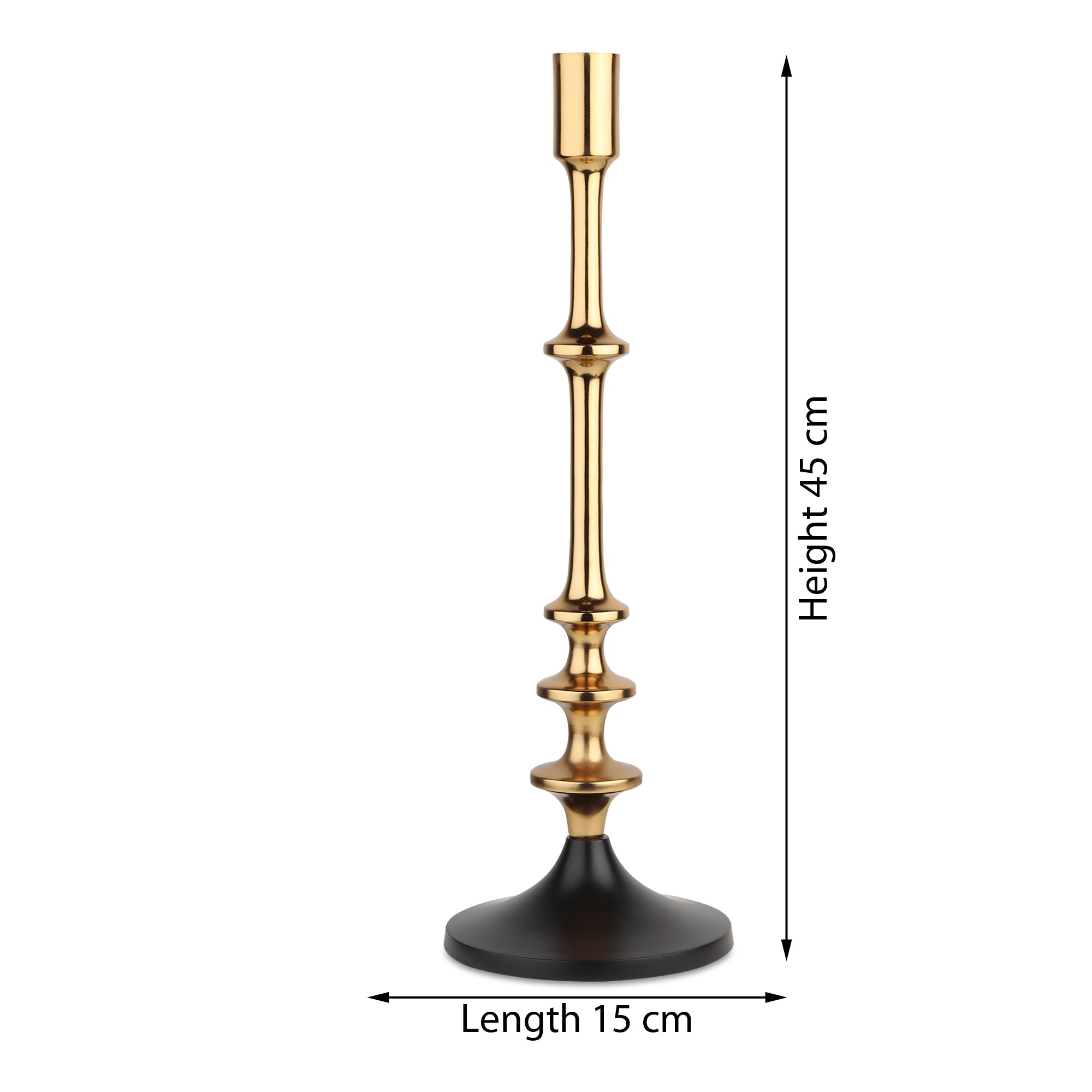Aristea Gold Candle Holder Large