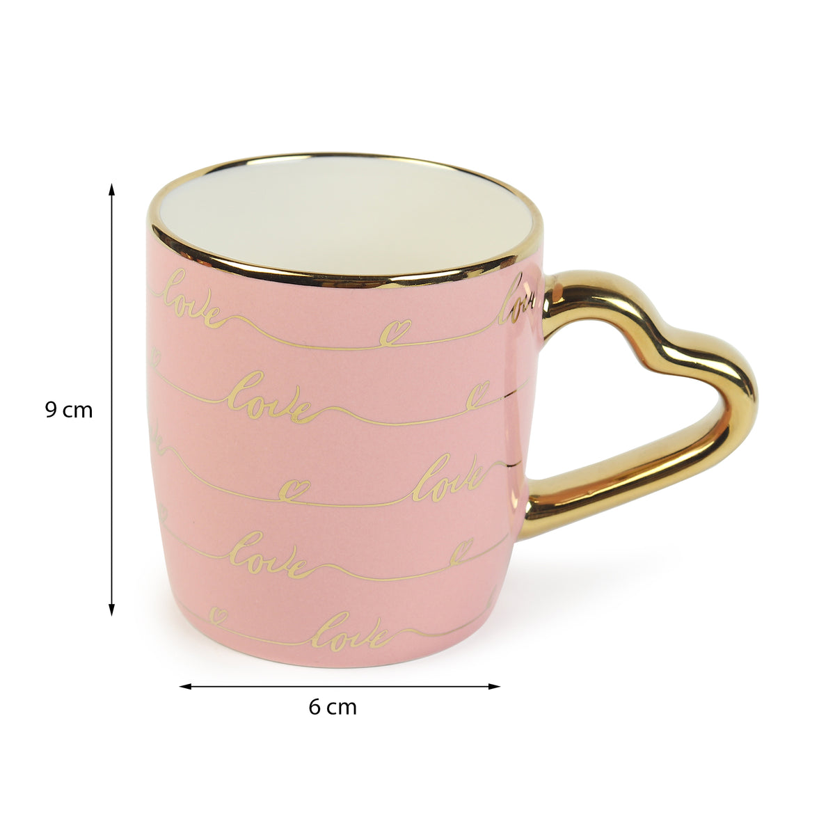 Love Letter Mug Pink - Ouchcart