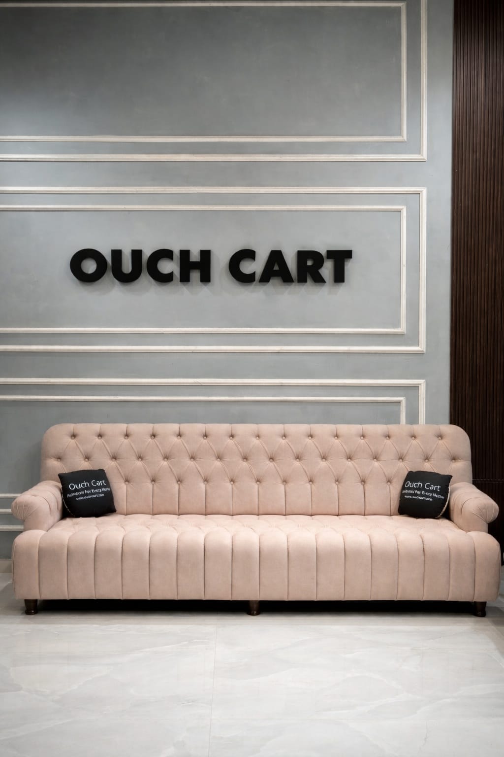  Tufted Sofa Set with Center Table (3 Seater + 1 Seater) | Premium Living Room Furniture