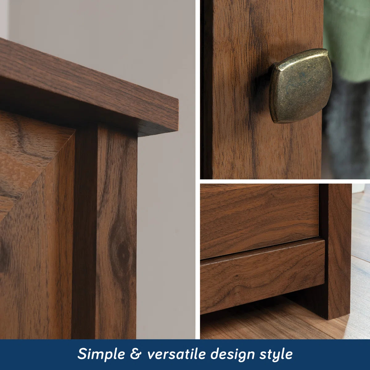 Fravel Sindoori Mango Wardrobe Cabinet Large Storage Solid Wood Design